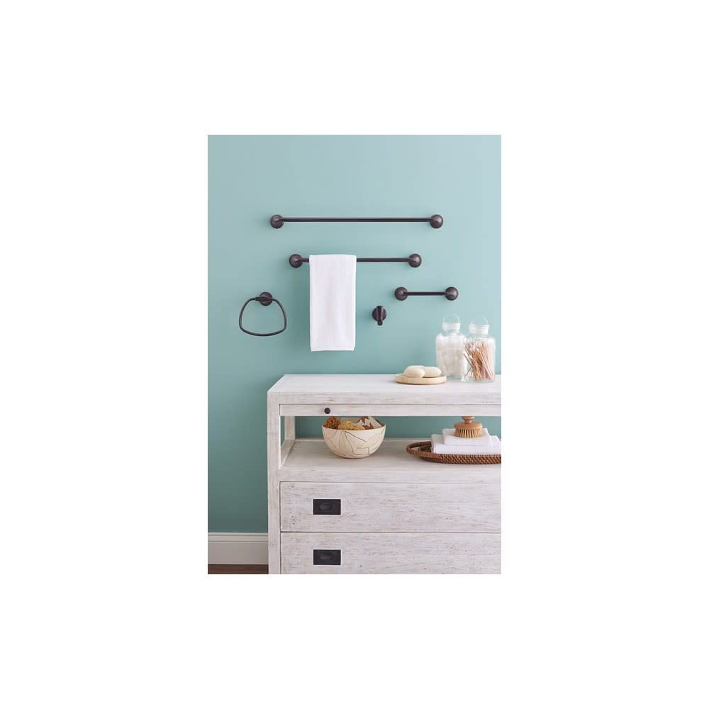 Moen/Faucets My4818Brb Tiffin Mediterranean Bronze 18'' Towel Bar