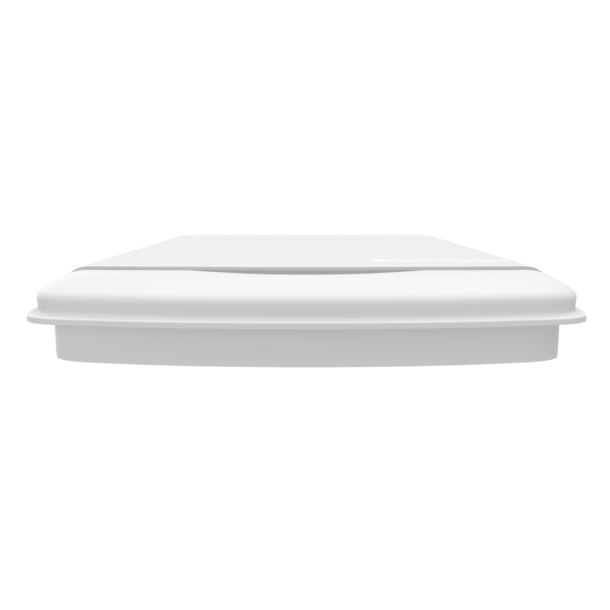 Rev-A-Shelf 35 Qt Under Sink Garbage Can Lid for Base Kitchen and Bathroom Cabinet  Replacement Plastic Trash Bin Lid Only  White  RV-35-LID-1
