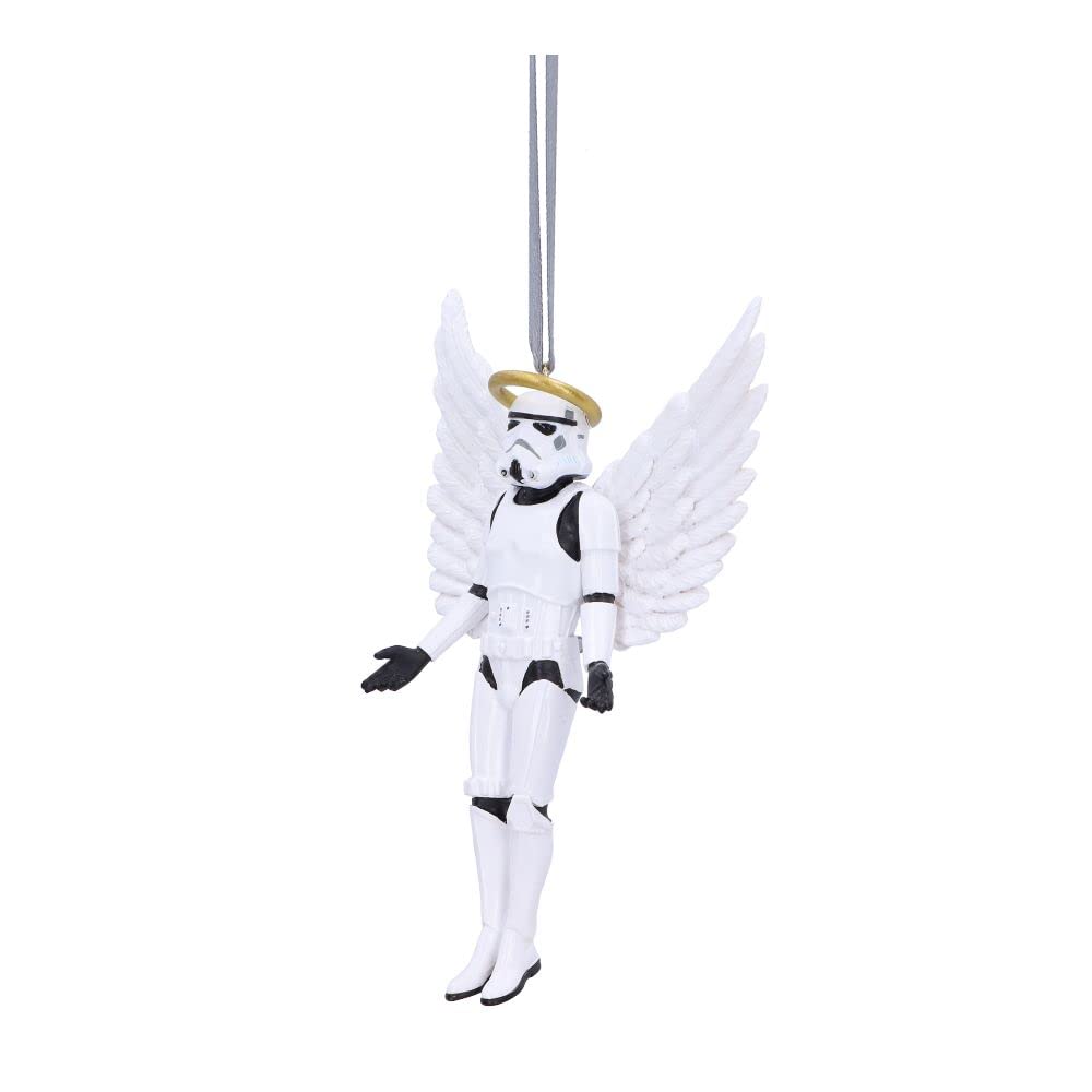 Nemesis Now Stormtrooper Angel Hanging Ornament 13cm, Resin, White
