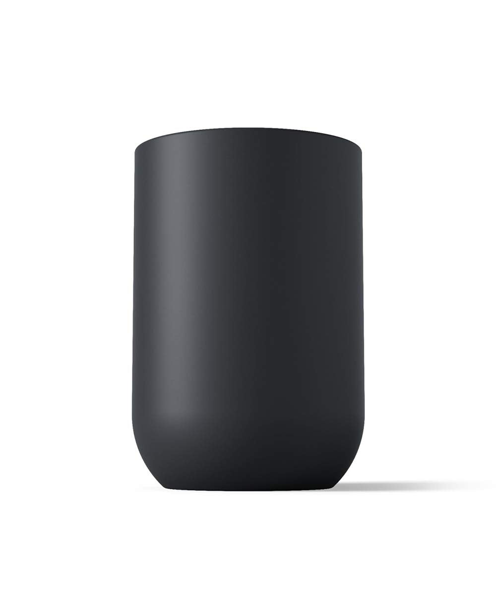Umbra Junip Accessories Tumbler-Modern Black Resin Holder And Organizer, Perfect For Holding Toothbrushes, Make-Up Brushes And V