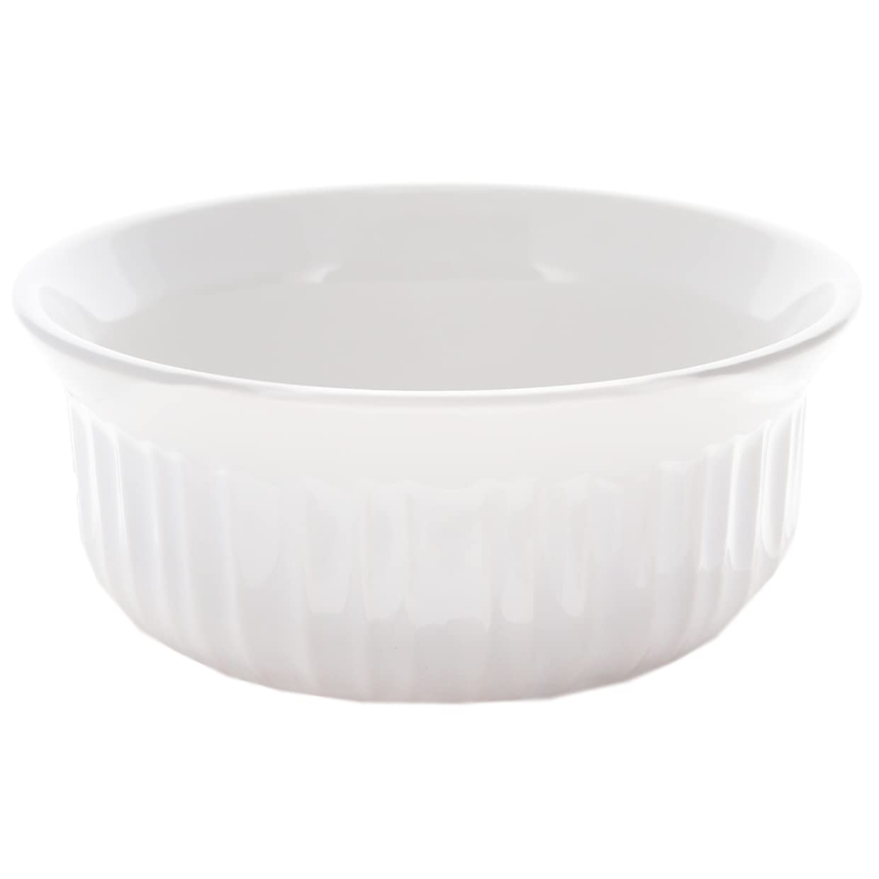 CorningWare FS16 16oz Round French White Ceramic Casserole Dish
