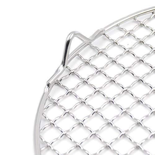 Turbokey Wire Steaming Cooling Rack And Baking Barbecue Rack With Legs Dia 8.9'' Stainless Steel Cross Wire For Air Fryer Instan