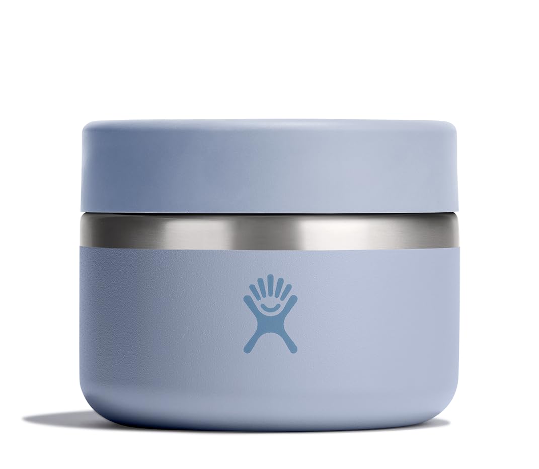 Hydro Flask Food Jar - Insulated Stainless Steel, Snack Travel Container for Hot Food, Lunch, & Soup 12 Oz Surf Blue
