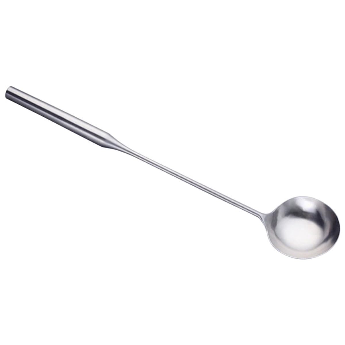 OSOLADY Stainless Steel Long Handle Soup Ladle Thickened Water Scoop Ergonomic Kitchen Spoon for Cooking Serving in Restaurants 