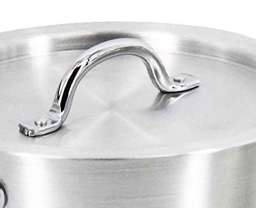 Uniware Heavy Gauge Aluminum Sauce Pot Set (8 Pcs Set (2 3.5 5.5 8 Qt))
