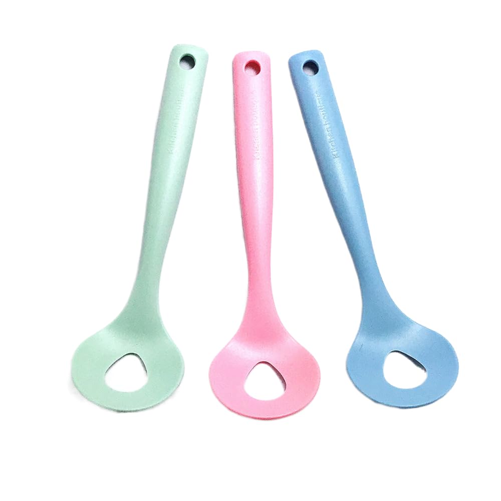 Leadigol 3PCS Meatball Spoon,Elliptical Leakage Hole Meat Ball Mould Non-Stick Meatball Maker Spoon for Kitchen