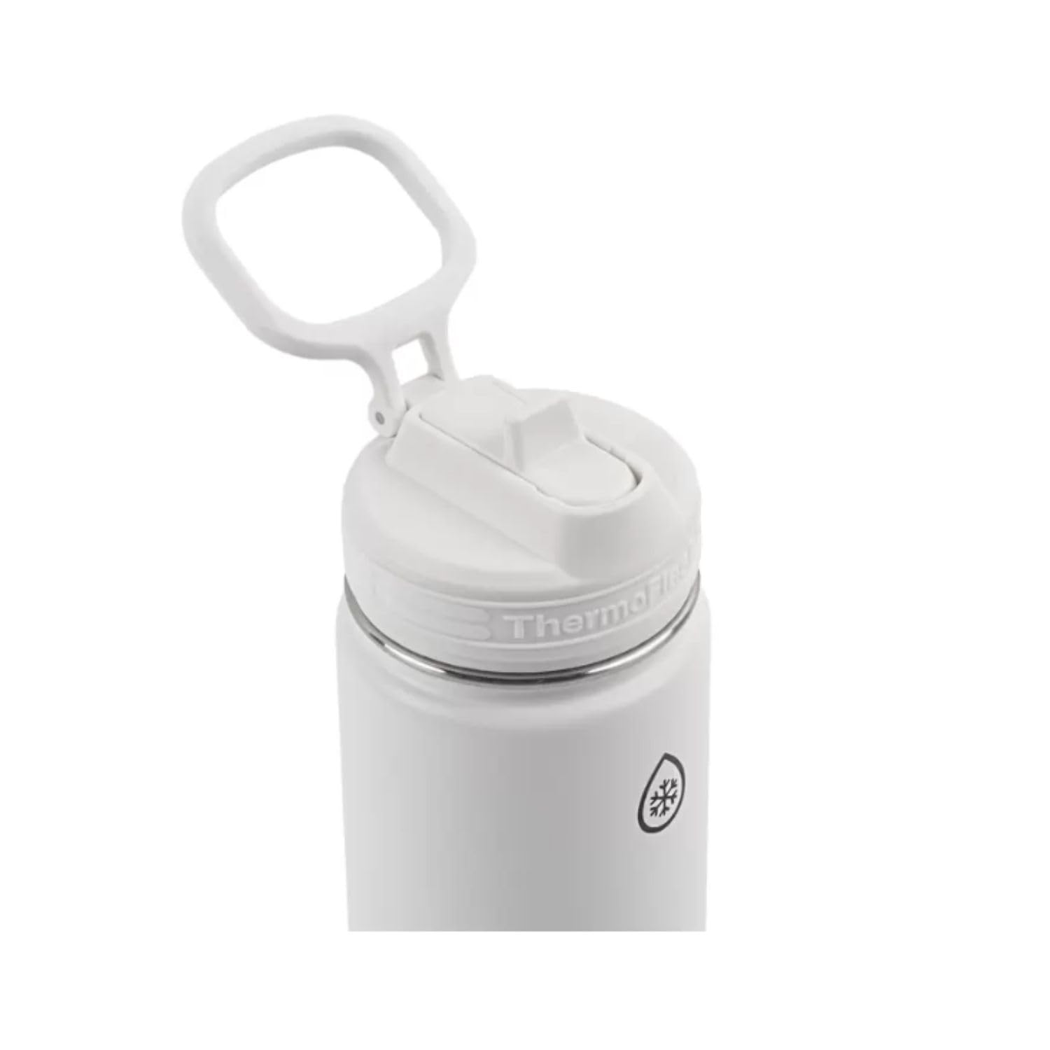 Thermoflask Set Of 2 16 Oz Stainless Steel Bottles (White/Blue)