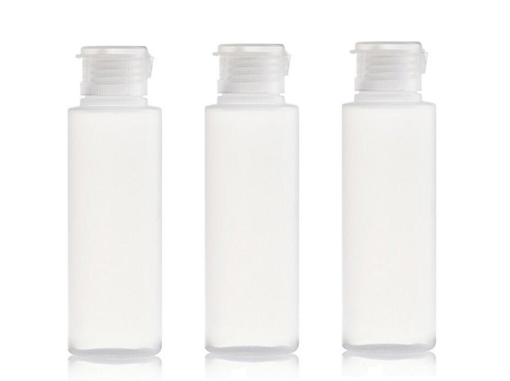 100Ml 100G 3.4Oz Clear Empty Travel Soft Flip Cap Tubes Plastic Squeezable And Refillable Travel Containers For Facial Cleanser