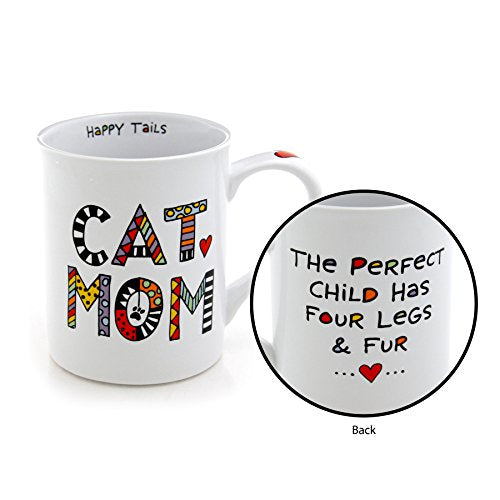 Our Name Is Mud Cat Mom    Porcelain Mug, 16 Oz.
