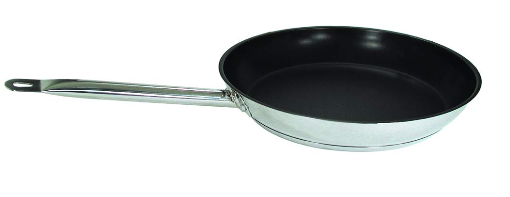 Update International (Sfc-11) 11'' Induction Ready Excalibur-Coated Stainless Steel Fry Pan