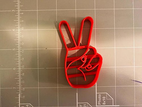 Victory/Peace Sign Cookie Cutter