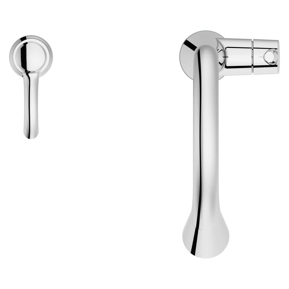 Pfister Barulli Kitchen Faucet With Pull Down Sprayer And Soap Dispenser, Single Handle, High Arc, Polished Chrome Finish, F5297