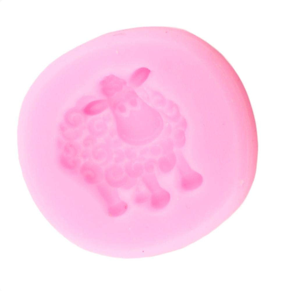 1Pc Cute Animal 3D Sheep Silicone Mold For Handmade Diy Pudding Epoxy Jello Cake Topper Decoration Crafting Tool Projects Jelly
