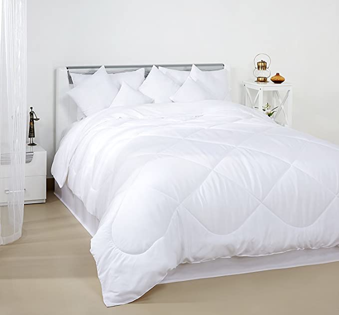 Gangauri Creations All Season Microfiber Reversible Warm Duvet/Ac Comforter/Quilt Special For All Seasons  King Size (90X 100