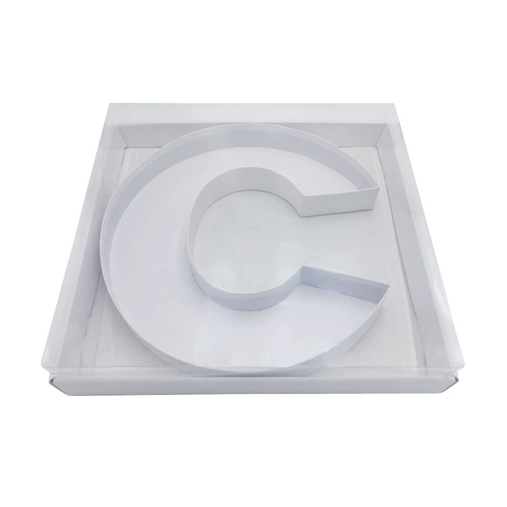 SHENGHE 12" White Cardboard Fillable Charcuterie Gift Cupcake Box, Model SH2301, Sweets Packaging with Cover