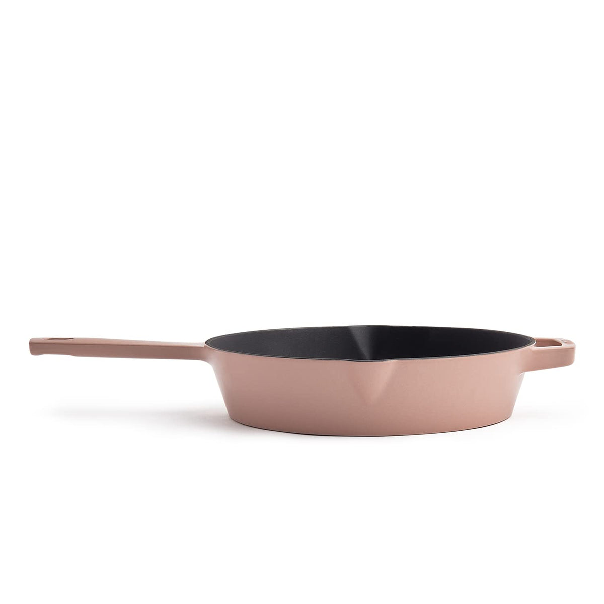 Milo By Kana 10-Inch Enameled Cast Iron Skillet | Nonstick Pre-Seasoned Cast Iron Grill Pan | Oven Proof And Dishwasher Safe | C