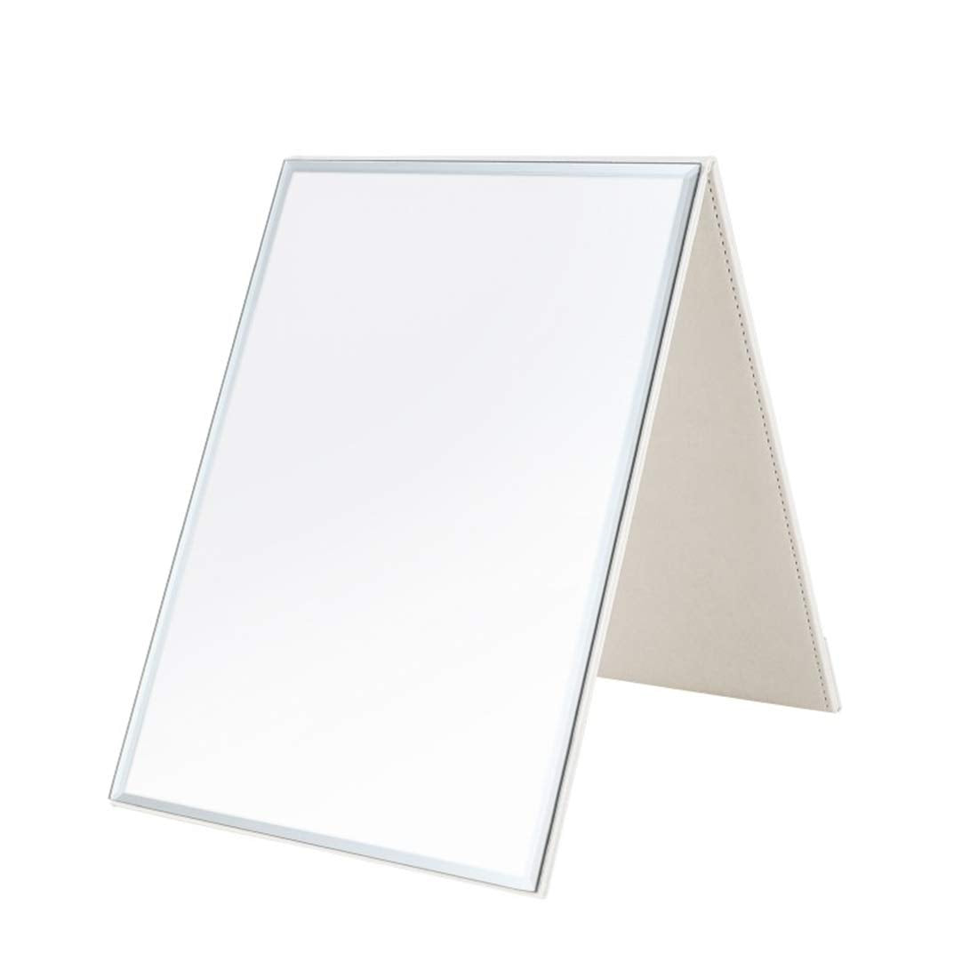 Zcooooool Mirror Large Portable Super HD Mirror Makeup Mirror Multi Stand Angle Hand Free/ Handheld / Tabletop Foldable Mirror 6.9X4.9 Inch