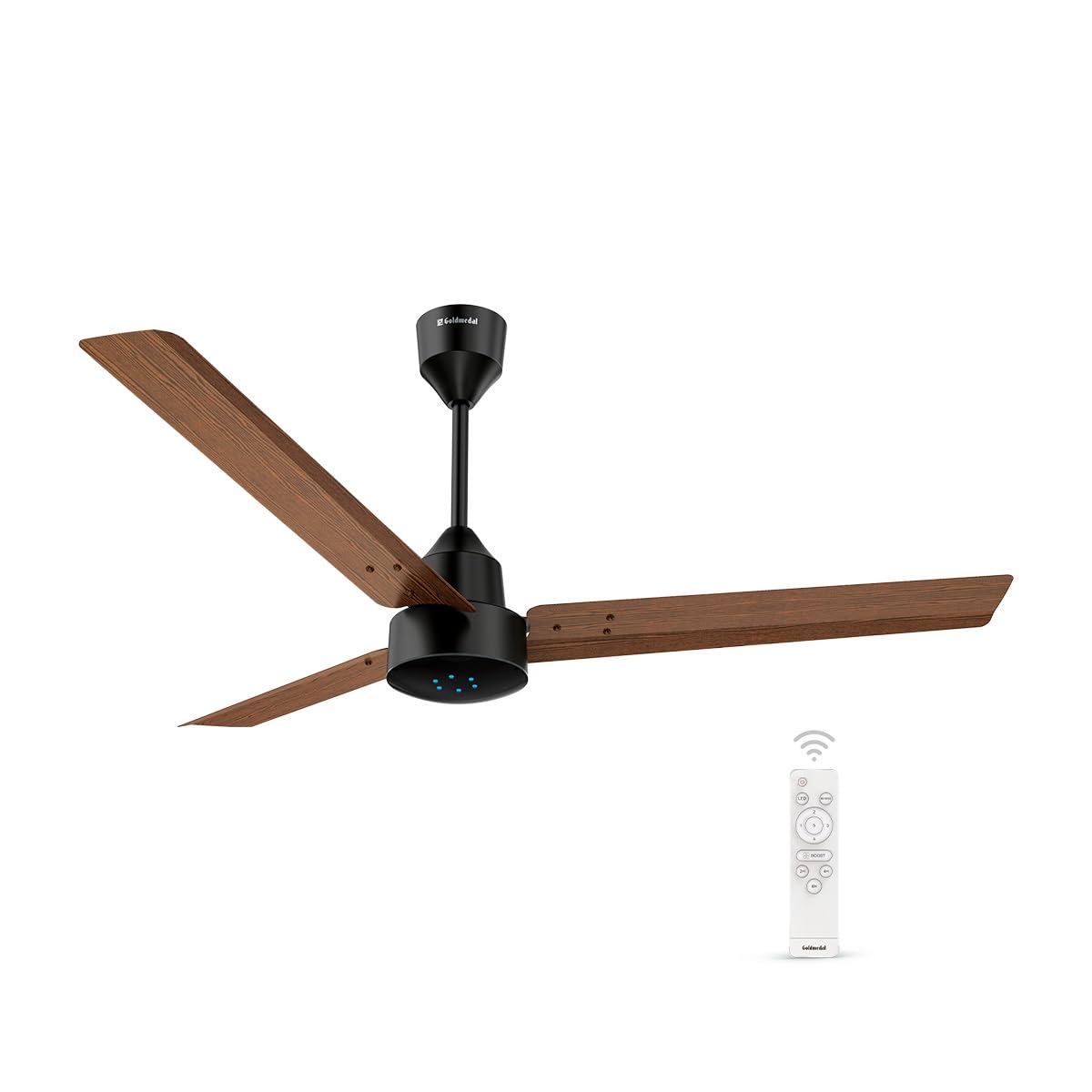 Goldmedal Opus Bldc 1200Mm Bee Certified 5 Star Rated Power Saving Decorative Ceiling Fan | Remote Control |Noiseless Operation 