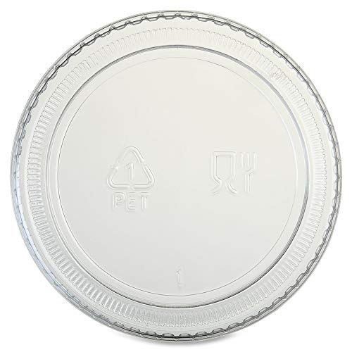 Genuine Joe 19063 Portion Cup Lids, 2Oz., 50Bg/Ct, Clear