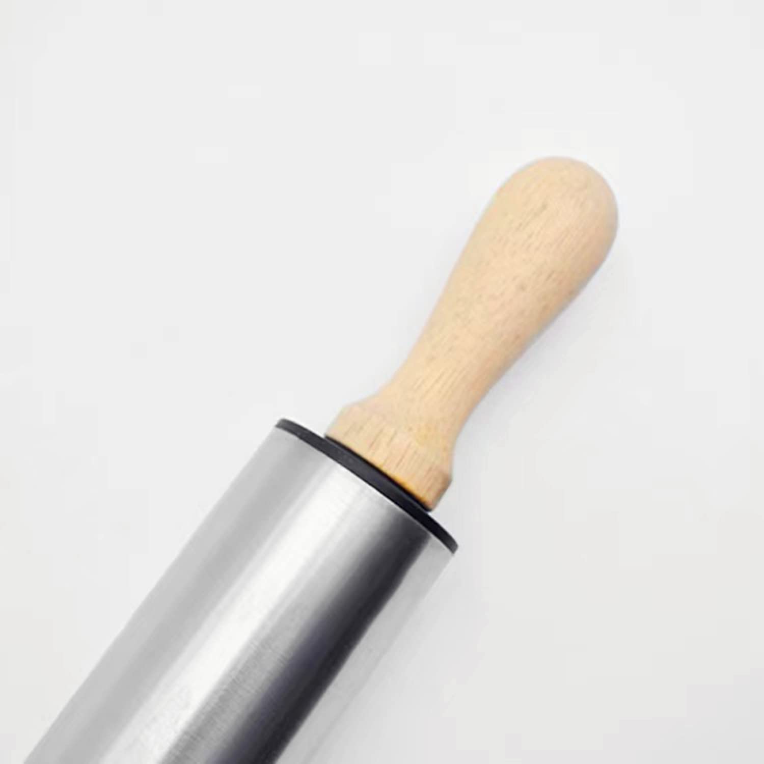 Wood Rolling Pin Stainless Steel Rolling Pin Pastry Roller Rolling Pin Dough Roller Pizza Roller Rolling Pins For Baking French