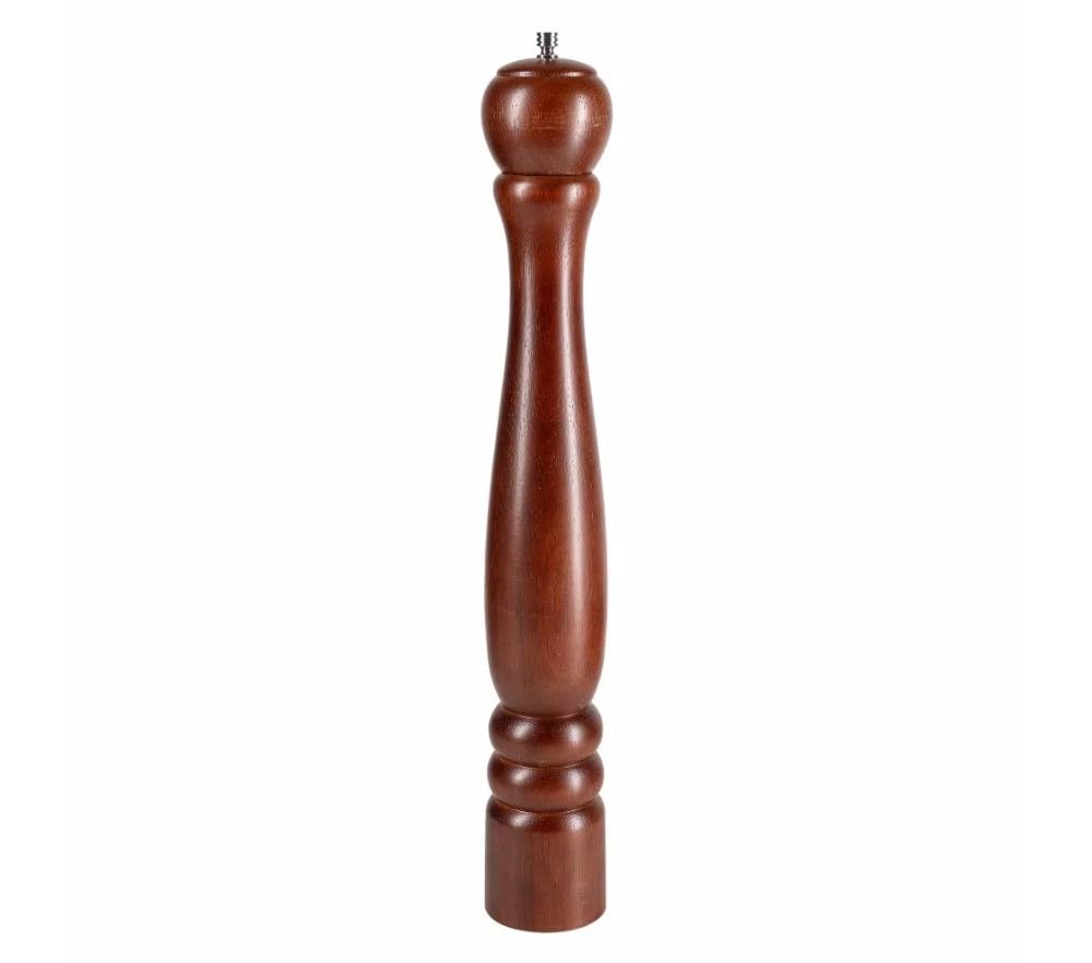 Soro Essentials- 18    Wooden Pepper Grinder- Pepper Mill Or Salt Mill Best Pepper Or Salt Grinder With An Adjustable Rotor And