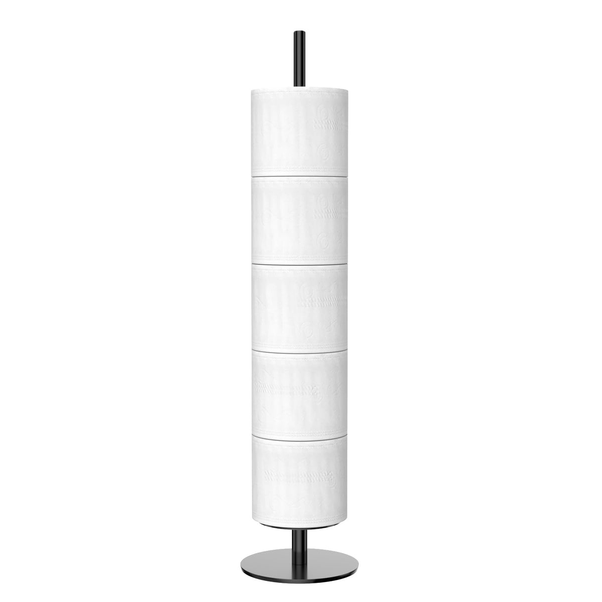 Black Toilet Paper Holder Stand For Bathroom Toilet Paper Storage,Stainless Steel Freestanding Toilet Paper Holder With Shelf 5.