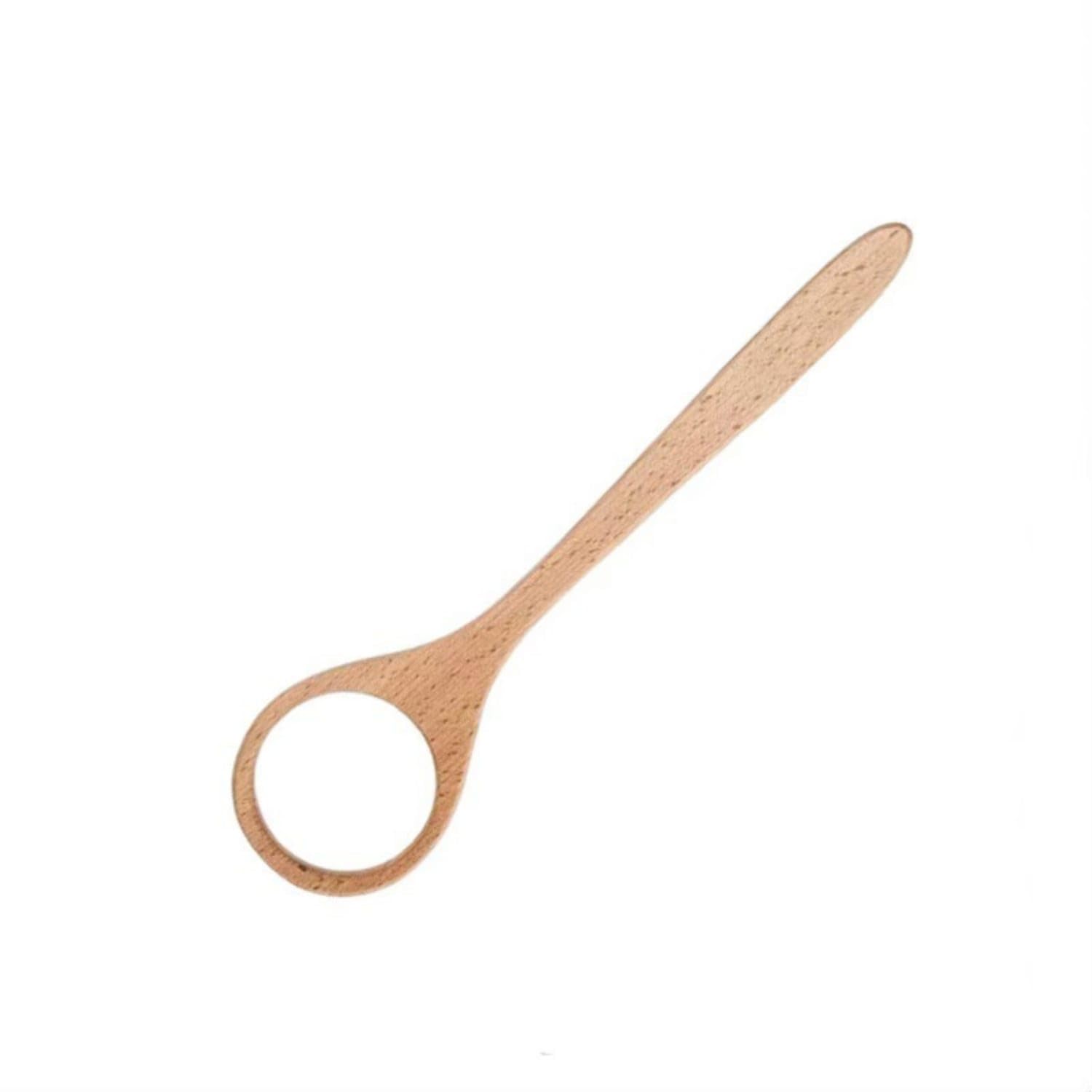 Zoomella Long Handle Loop Whisk Natural Wood Grain Danish Batter Whisk, Wood|Cooking Utensils|Home & Garden