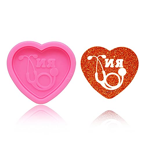 Cestony 4Pcs Nurse Themed Fondant Silicone Molds For Diy Cake Fondant Biscuit Cookies Soap Sugar Pudding Chocolate Hard Candies