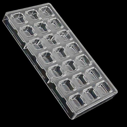 Square Shape Polycarbonate Chocolate Mold Diy Handmade Chocolate Pc Mold Pastry Chocolate Tool