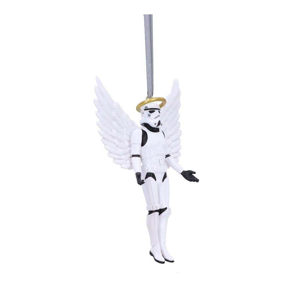 Nemesis Now Stormtrooper Angel Hanging Ornament 13cm, Resin, White