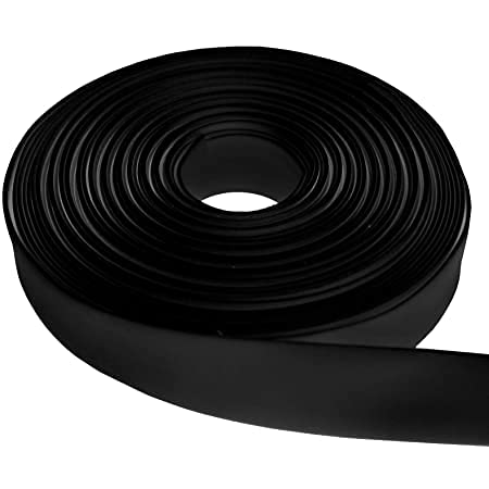 5 Ft 58 16Mm Polyolefin Black Heat Shrink Tubing 2:1 Ratio