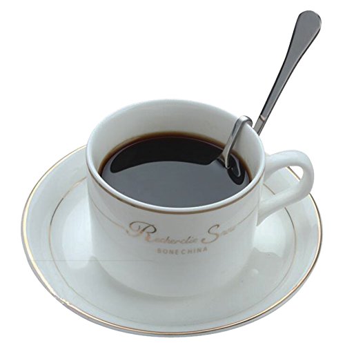 Set Of 6 Hanging Coffee Spoon Creative Bending Handle Stainless Steel Stirring Spoons For Tea Coffee Dessert (Vertical Hanging S