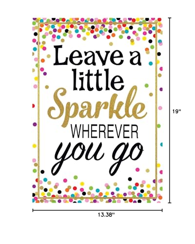 Leave A Little Sparkle Wherever You Go Positive Poster