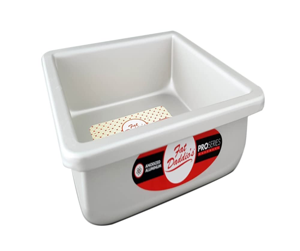Fat Daddio'S Anodized Aluminum Square Cake Pan, 10 X 4 Inch