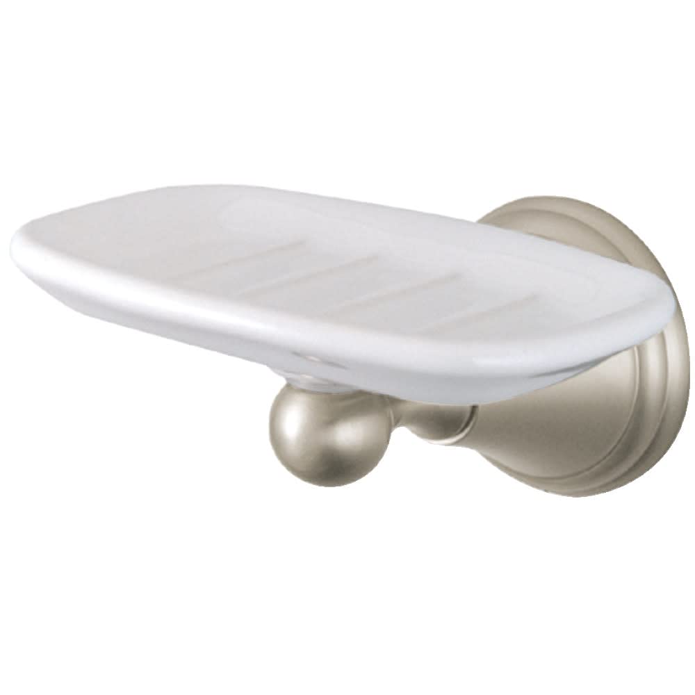 Kingston Brass BA2975SN Governor Wall-Mount Soap Dish  Brushed Nickel