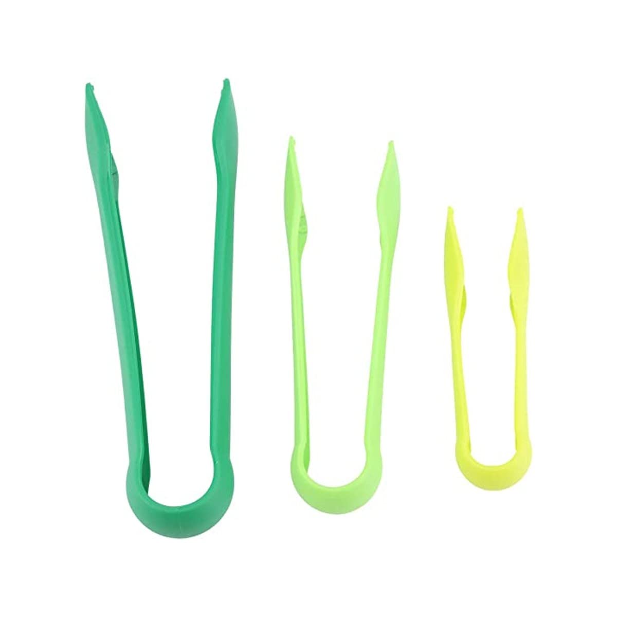 Henij Serving Tongs Set Of 3, Kitchen Tongs For Cooking, HeatResistant For Serving And Turning, Barbecue And Salad Tongs, Plast