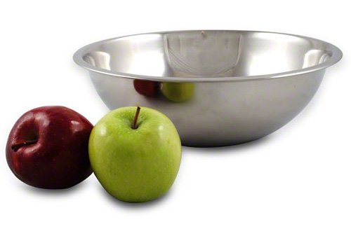 American Metalcraft, Inc. Ssb400 Stainless Steel Mixing Bowl, 10.5' Diameter, Silver, 4-Quart
