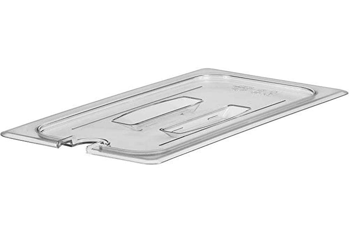 Cambro 30Cwchn135 Food Pan Lid 1/3 Camwear Handle Notched Clear
