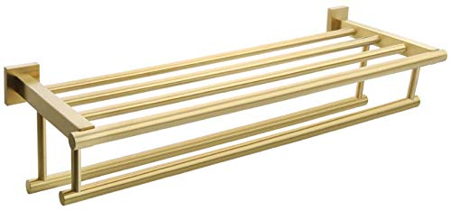 Alise Towel Rack,Towel Hanger With Double Towel Bars,Wall Mount Tower Holder For Bathroom And Lavatory,28 Inch Sus 304 Stainless