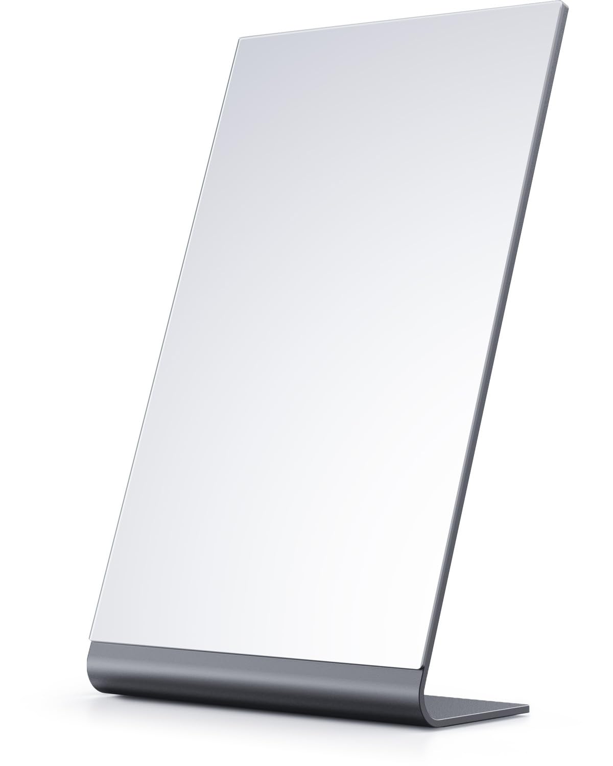 Nezzoe Rectangular Makeup Mirror For Desk, 12 Inch Aluminum Table Mirror, Counter Mirror, Vanity Mirror For Bedroom, Bathroom, D