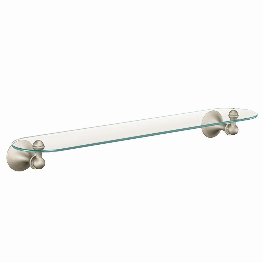 Moen Dn7790Bn Lounge Bathroom Vanity Shelf, Brushed Nickel