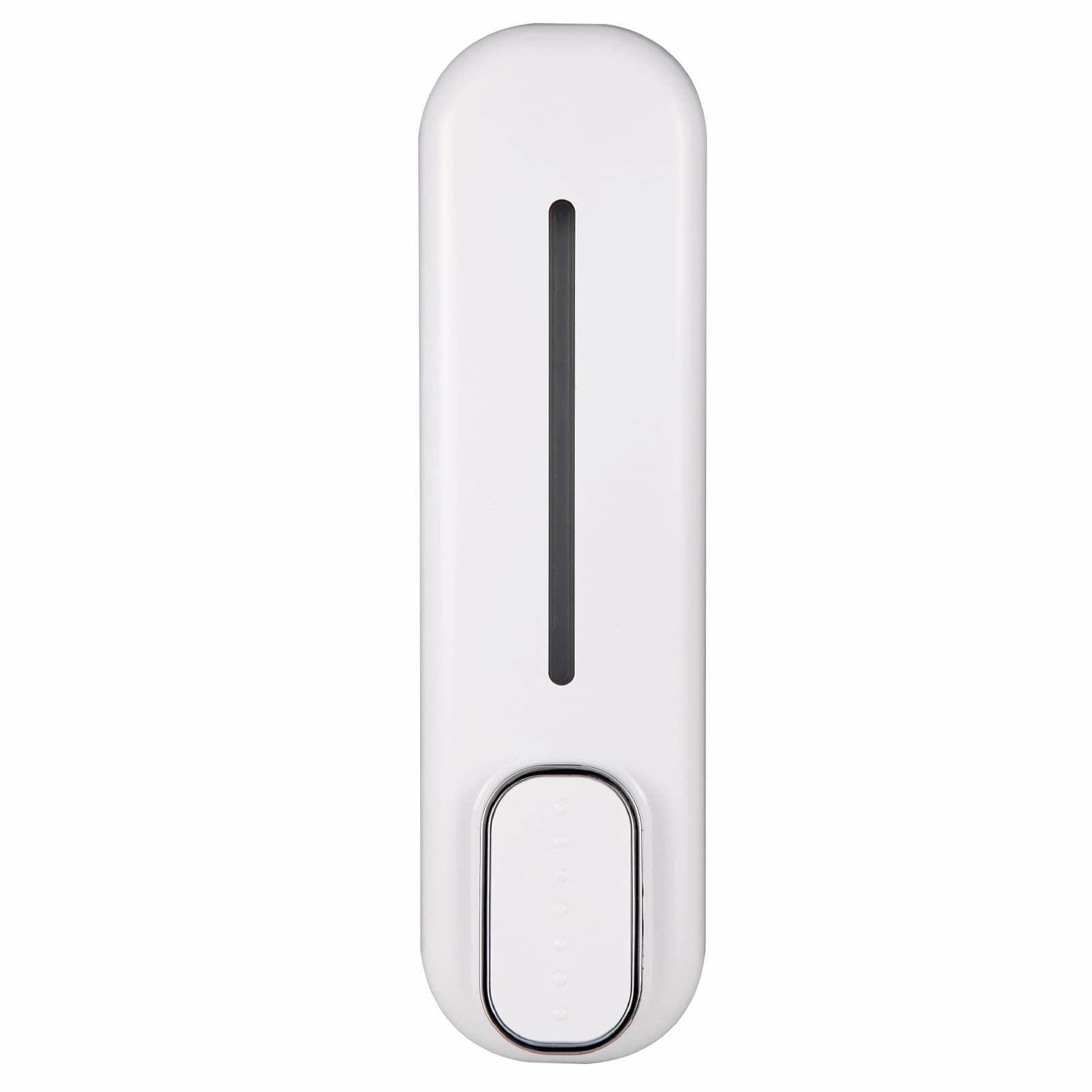 Dispenser Wall Mounted, Liquid Or Gel Hand 300Ml Dispenser, Manual Pump Dispenser For Bathroom Kitchen, Abs Plastic (White)