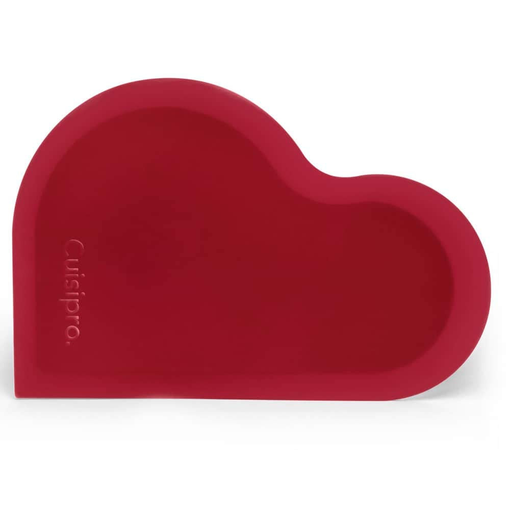 Cuisipro 0065506365053 Bowl Scraper, Stainless Steel Red, One