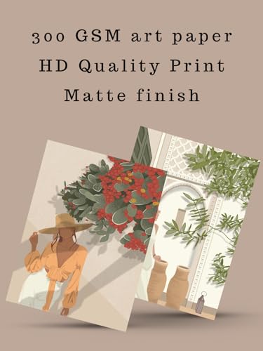 Unquote Wall Dcor Art Posters Collections Set of 15 (6x8 inch) Wall Collage Kit, Aesthetic Posters - Home & Room Dcor Stickers,