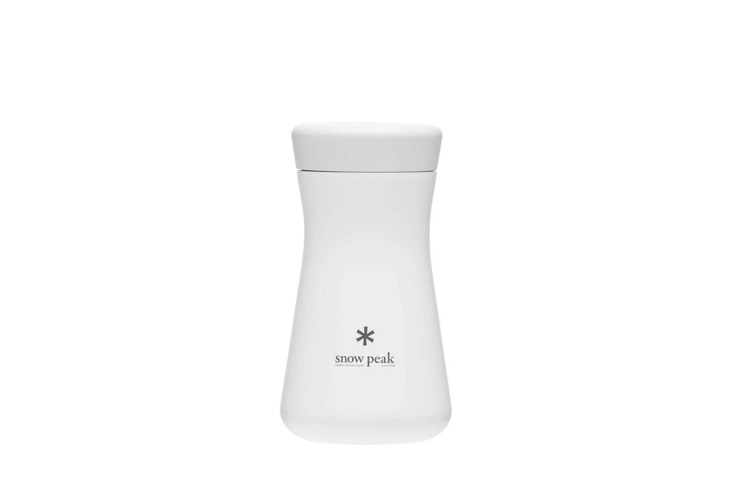 Snow Peak'S Tsuzumi Bottle 350, Tw-350Wh, Stainless Steel, Vacuum-Sealed, Double-Walled, Made In Japan, Lifetime Product Guarant