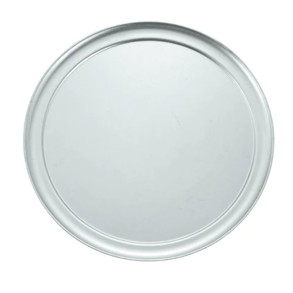 Winco Winware 10-Inch Aluminum Pizza Tray with Wide Rim, 10 Inch