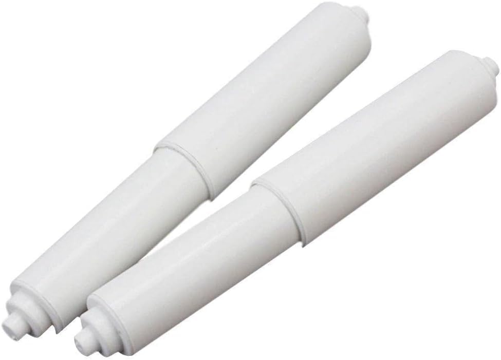 1Pc White Stretch Toilet Roll Paper Shaft Flexible Plastic Insert Bathroom Accessories Holder Paper Roller Spring For Home Toile