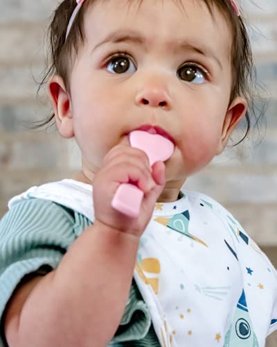 Stephen Joseph Silicone Baby Spoons, One Size, Bunny