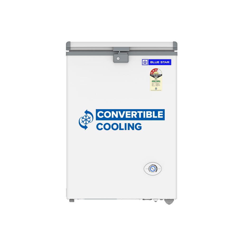 Blue Star Cf3130Neyw 130 Liter Single Door Deep Freezer (108 Liter, White, 3Star)
