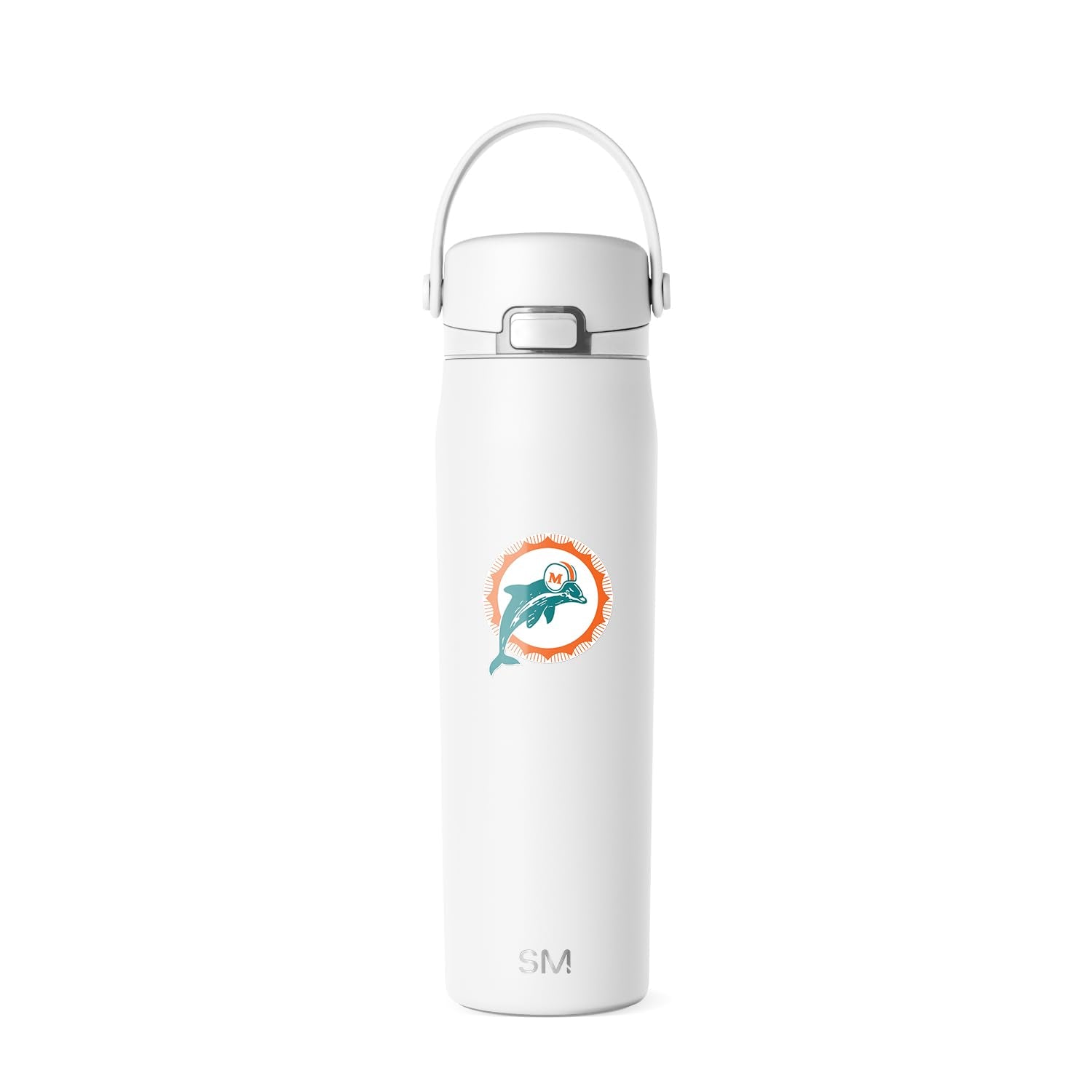 Simple Modern Miami Dolphins Sport Water Bottle with Chug Lid | 24oz | NFL